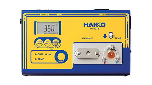 HAKKO烙铁测温仪FG-100B与FG-101B如何在摄氏跟华氏温标切换?